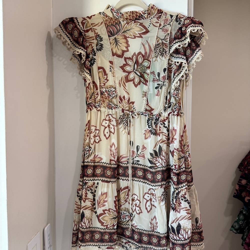FARM Rio Sand Aura Floral Mini Dress - Picture 15 of 16